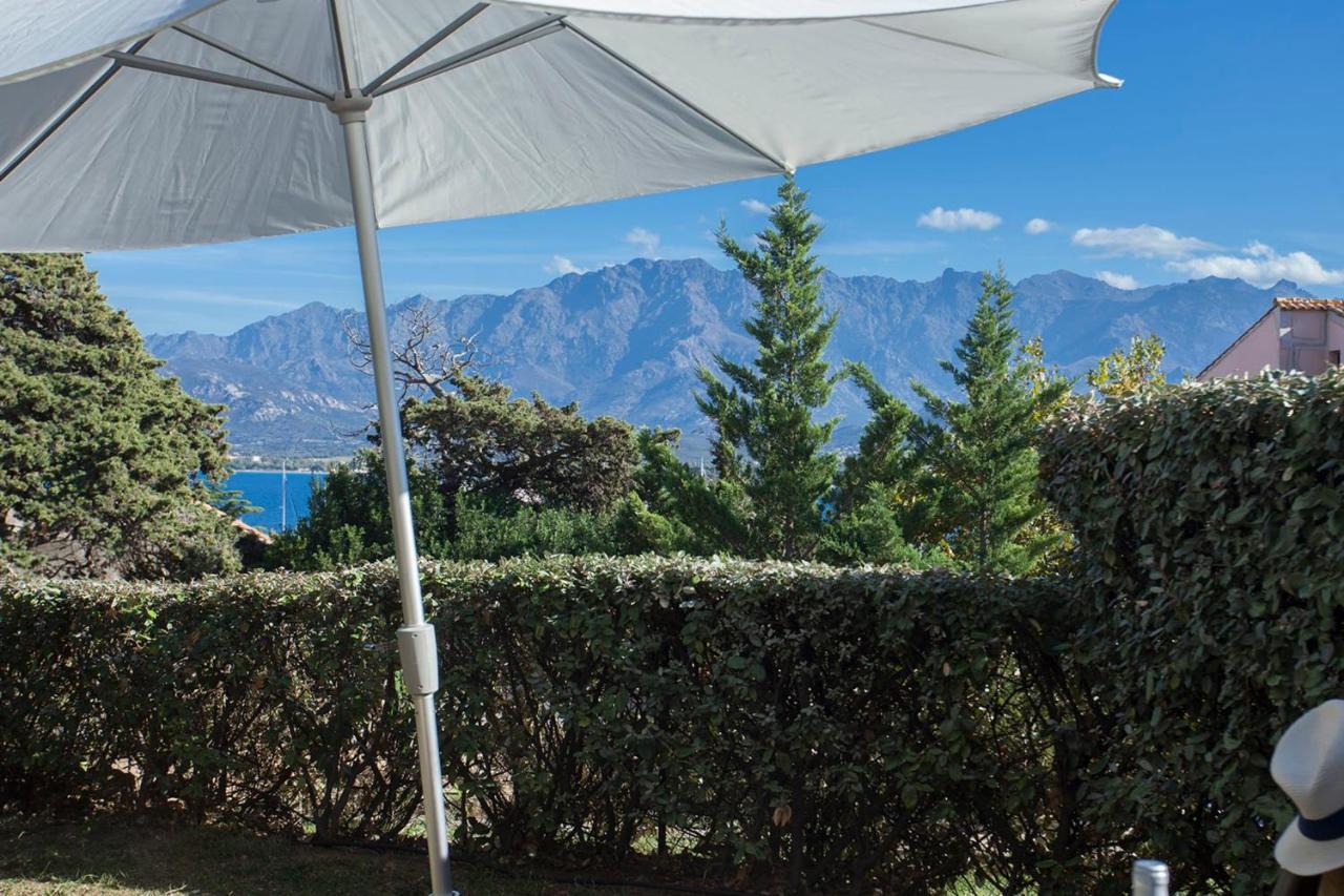 Mare location avec jardin vue mer et montagne plage et port à 2 pas Calvi (Corsica) Exterior foto